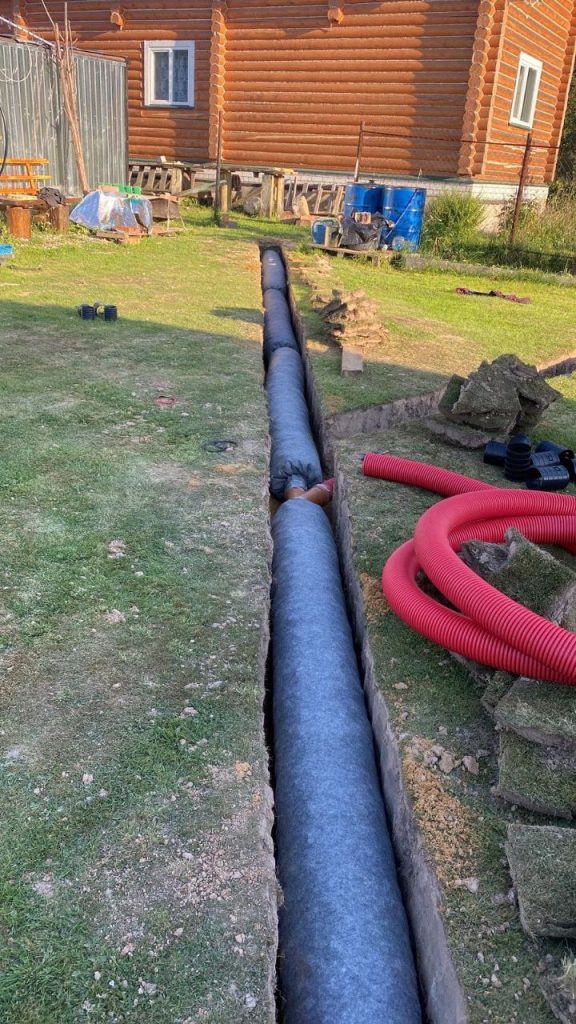 Дренаж участка "под ключ"